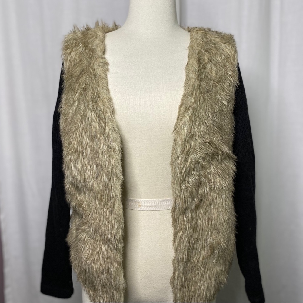 Faux Fur Vest Jacket